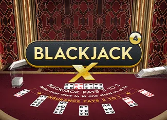 Blackjack X 4 - Ruby - SPACEMANSLOT88